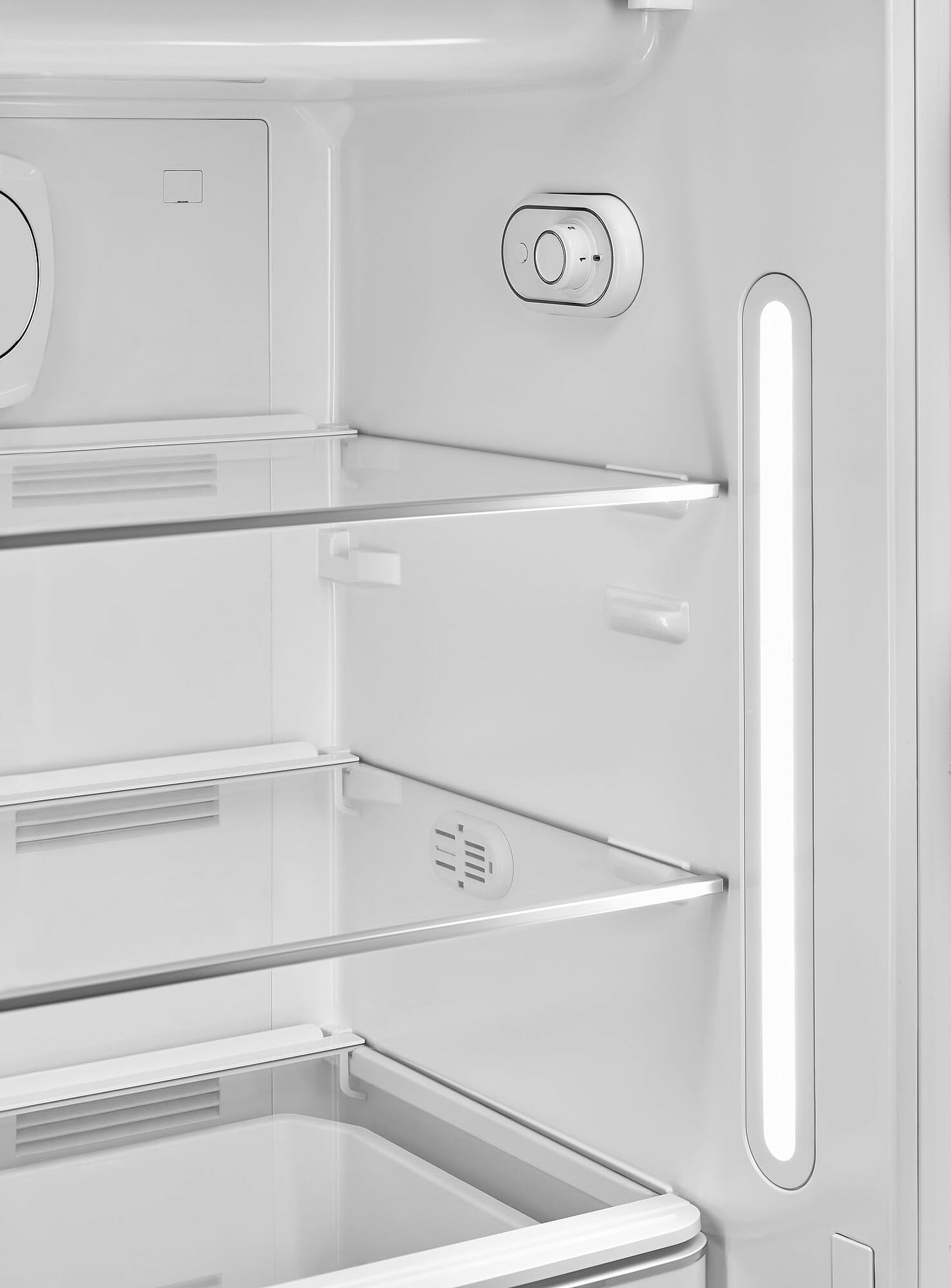Smeg Retro Style FAB28 50s Style Refrigerator, Right Hinge, Matte Jade – 9.93 Cu. Ft. – Made in Italy