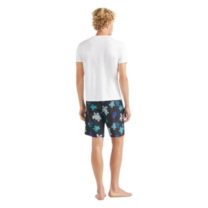 Vilebrequin, Organic Cotton T-shirt Big Turtle Embroidery, white, M