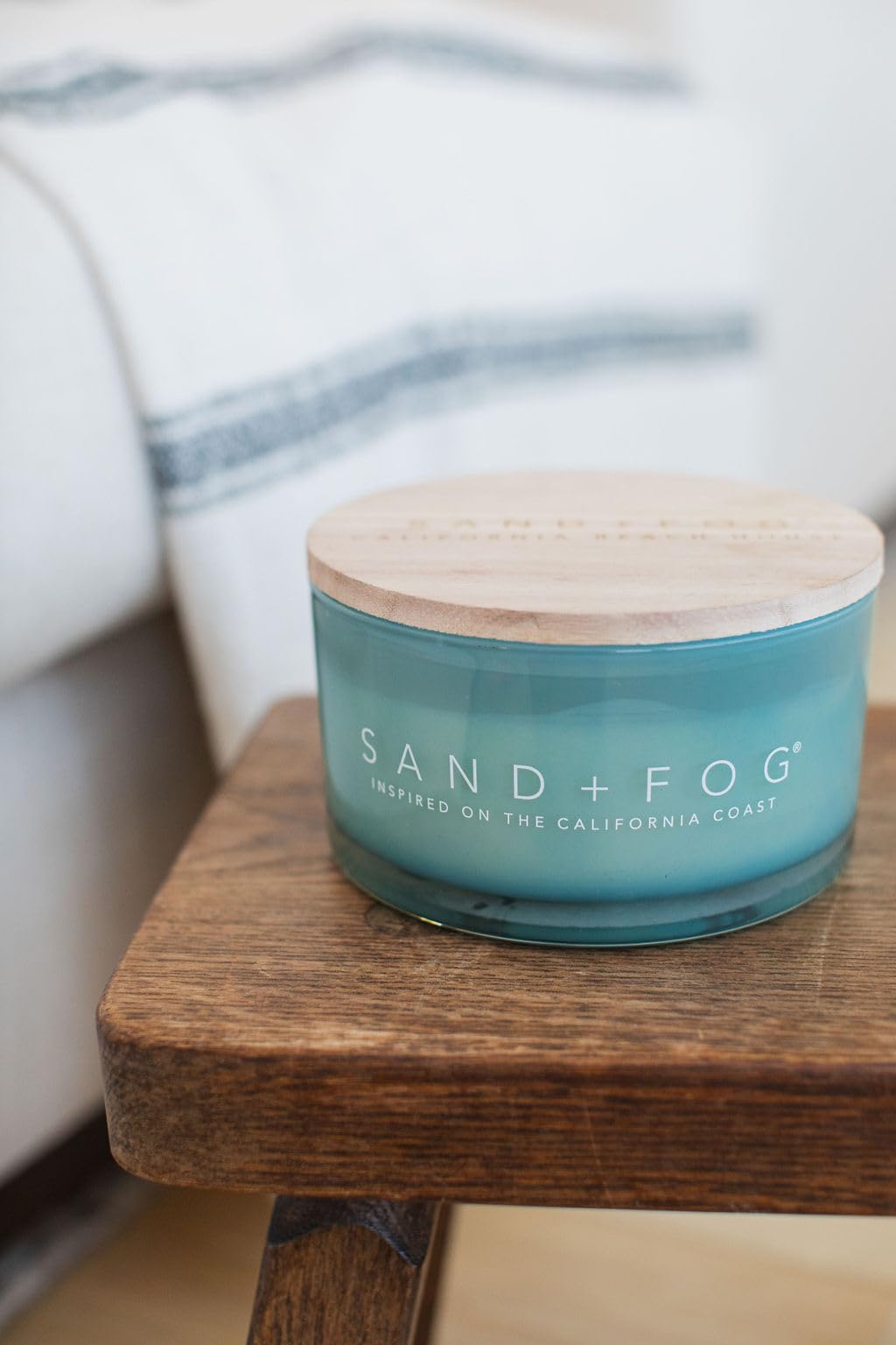 Sand + Fog Scented Candle- California Beach House -Additional Scents and Sizes–100% Cotton Lead-Free Wick-Luxury Air Freshening Jar Candles-Perfect Home Décor for Cocktail Table– 23oz