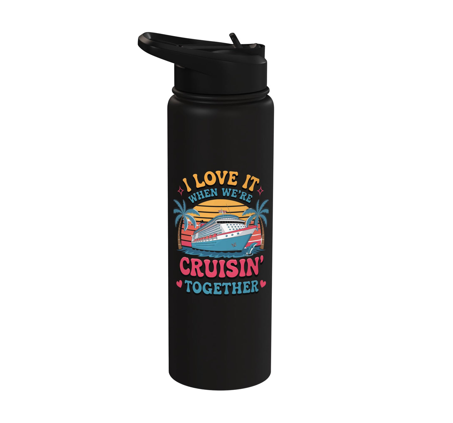 Cruise Vacation Stainless Steel Insulated Water Bottle