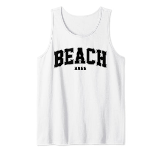 Beach Babe Varsity Tank Top