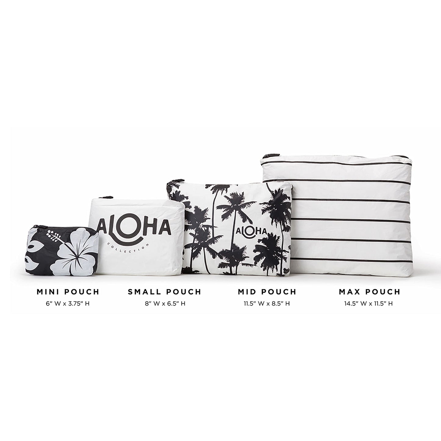 ALOHA Collection Pinstripe Bundle | Lightweight, Packable, and Splash-Proof Beach Tote Bag