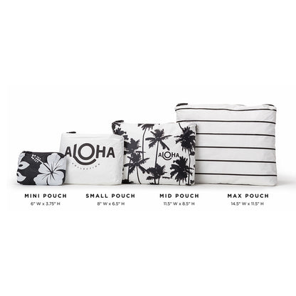 ALOHA Collection Pinstripe Bundle | Lightweight, Packable, and Splash-Proof Beach Tote Bag