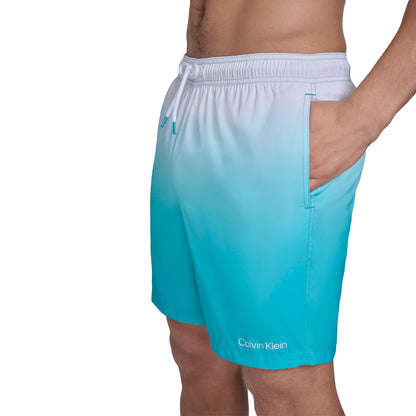Calvin Klein Men's Swim Swim Trunk,Atlantis,Small