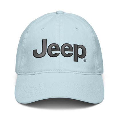 Jeep Cap Adjustable Puff Embroidered Baseball Hat