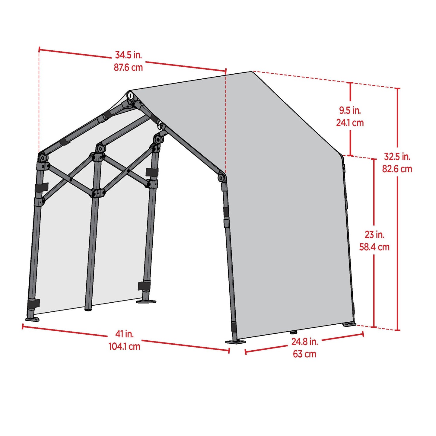 Life is Good 3.5' Outdoor Pet Shade, Versatile Pet Canopy Pop-up Shade Tent for Dogs, Cats, Small Animals and Livestock, You Had Me at Woof