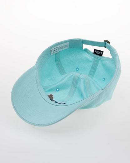 Jeep Ladies Hat Chenille Embroidered Sasquatch and Text Logo Garment Washed Twill with Adjustable Strap (US, Alpha, One Size, Mint)