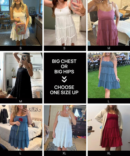 Narecte Summer Cami Dresses,Beach Dresses for Women,Boho Dress,Wedding Guest Dresses for Women,Sundresses Light Blue L