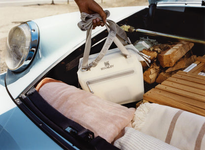 STANLEY All Day Julienne Midi Soft Cooler Bag and Lunch Box 12 Quarts | 20 Can Cooler with Handles and Strap | Stays Cold for Hours | Insulated Travel Bag with Zipper | BPA-Free | Seafoam