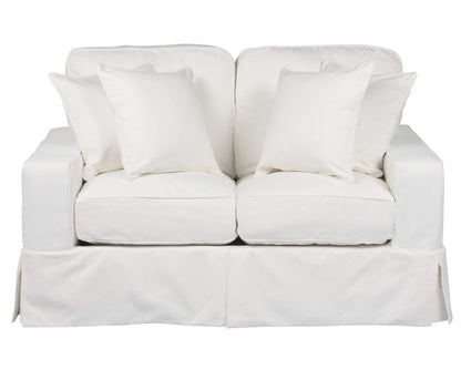 Sunset Trading Americana Slipcovered Loveseat