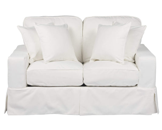 Sunset Trading Americana Slipcovered Loveseat