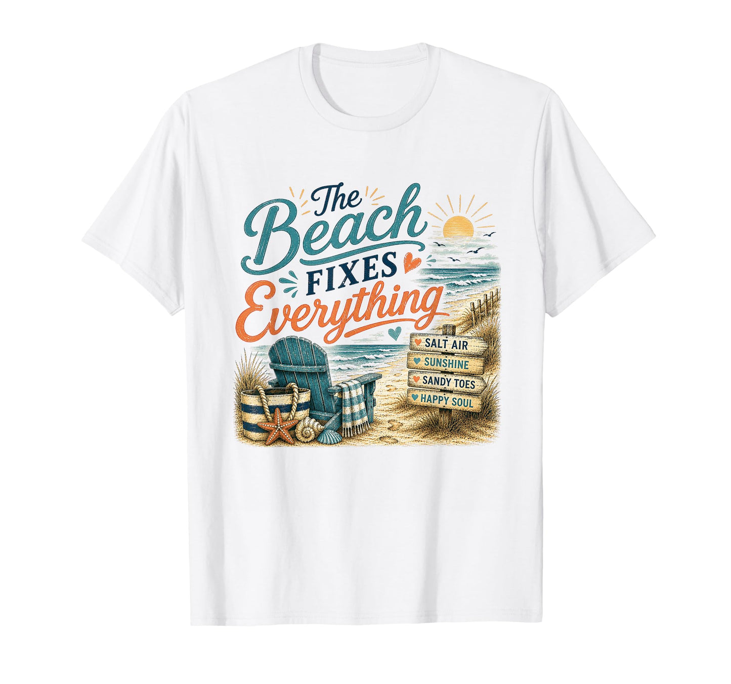 The Beach Fixes Everything T-Shirt