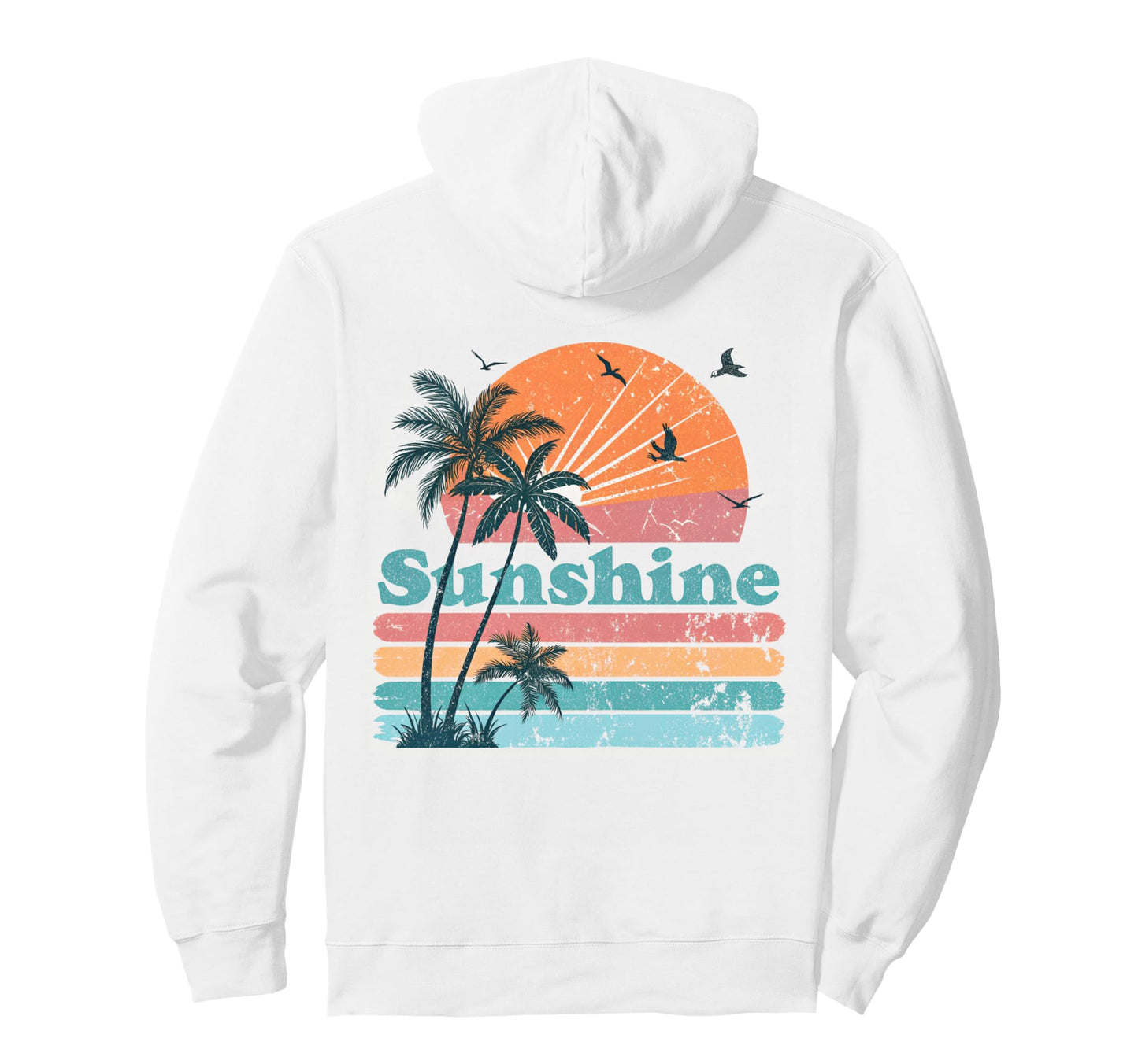 Sunshine Tropical Pullover Hoodie
