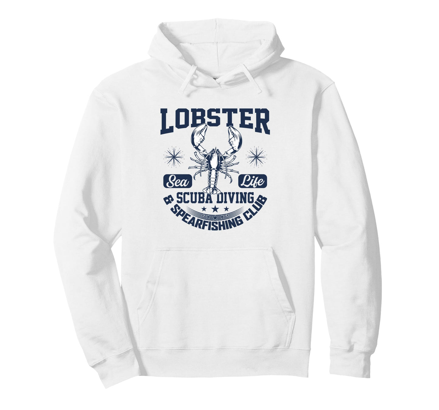 Lobster Scuba Diving Club Pullover Hoodie