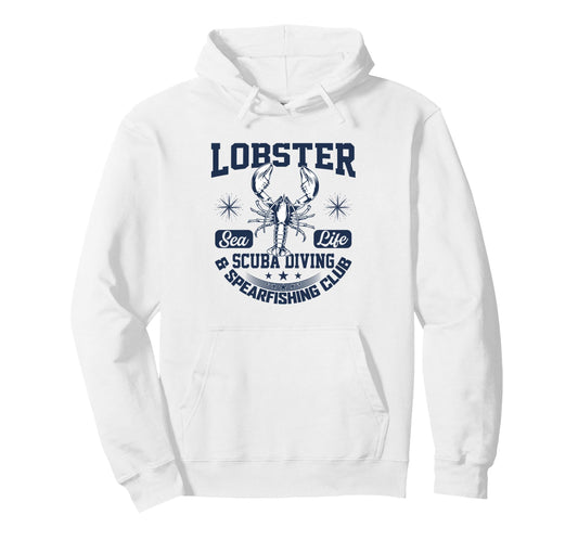 Lobster Scuba Diving Club Pullover Hoodie