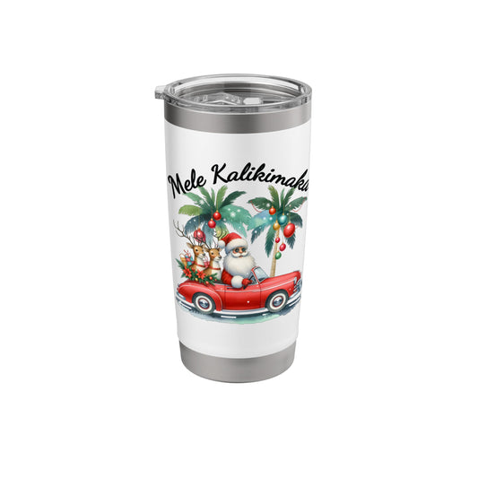 Mele Kalikimaka Stainless Steel Insulated Tumbler