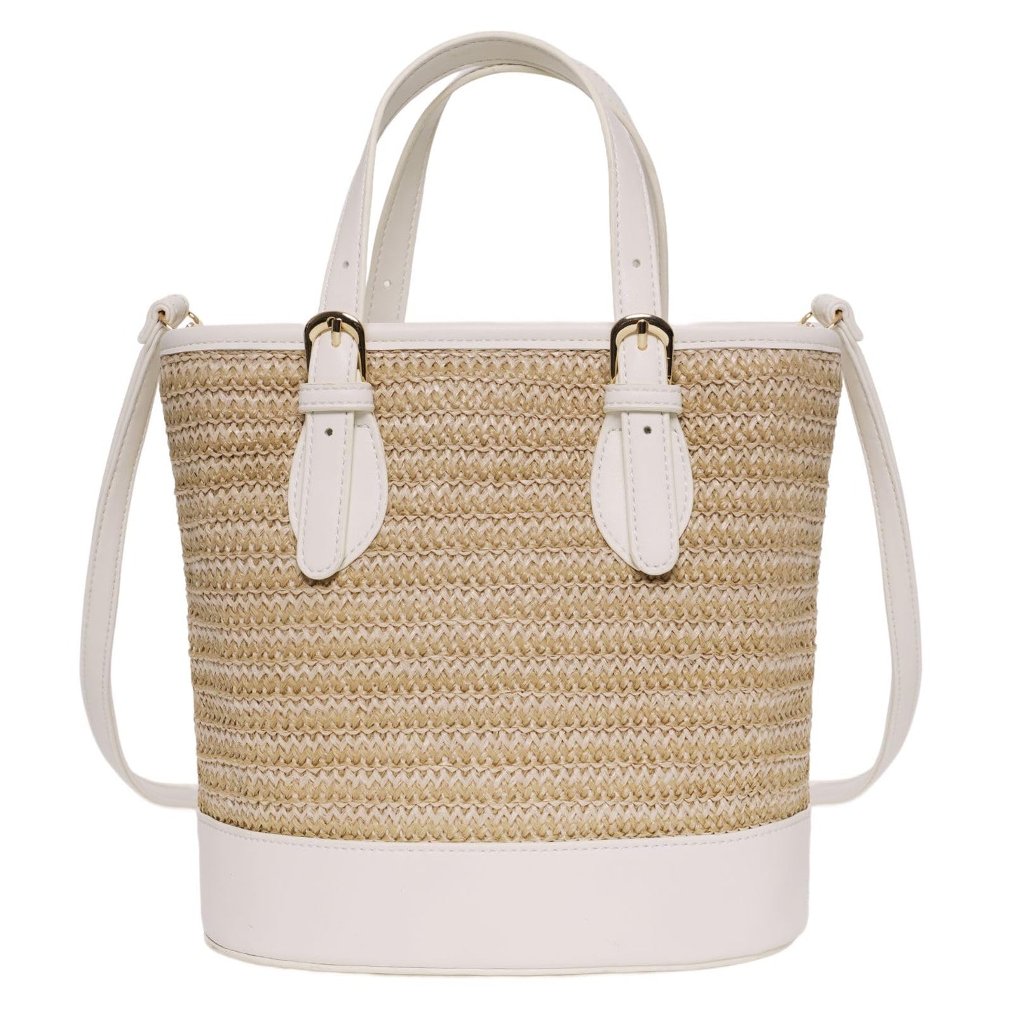 Trendy Women’s Straw Bucket Bag Straw Crossbody Bags For Women Summer Beach Clutch Travel Top-handle Shoulder Purse 2026