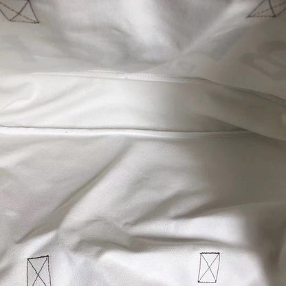 Santa Barbara Design Studio Womens Tote - Cotton Canvas Shoulder Bag with Leather Handles and Waterproof Lining, Large, Beach Please