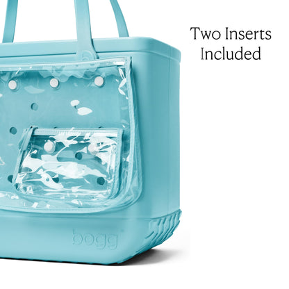 BOGG BAG Original Large Tote – 19” x 14” x 9” – Durable, Washable, Tip-proof – Beach, Pool, Boat, Work, Sports (Aquamarine)