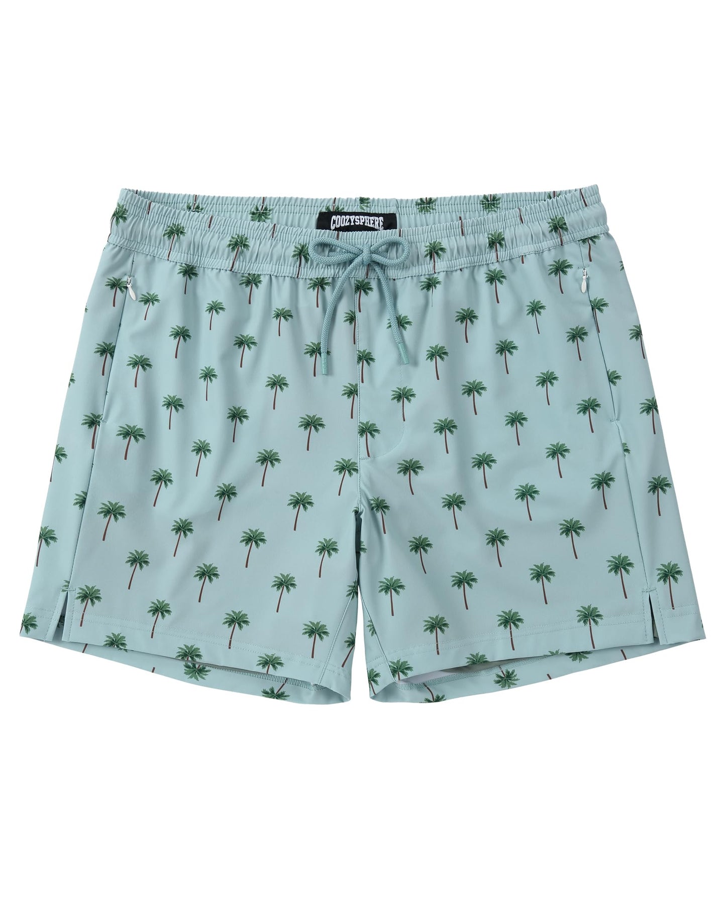 CoozySphere Mens Swim Trunks with Compression Liner 5 Inch Inseam Swimming Trunks Shorts for Men