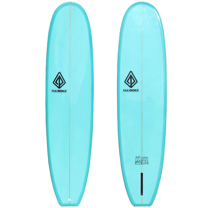 Paragon Surfboards 7'8" Fiberglass Surf Board for Adults, Kids & Beginners - Longboard Surfboard with Single Fin, Gloss Finish - Durable, Fun & Stable Tabla de Surf for All Ages Up to 250lbs