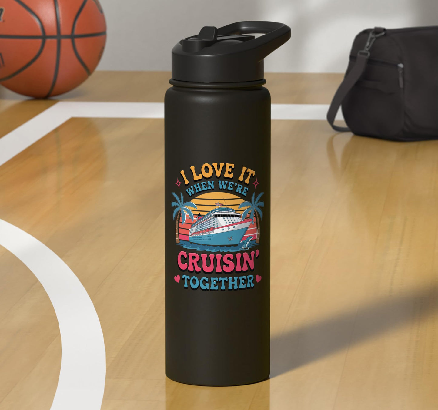 Cruise Vacation Stainless Steel Insulated Water Bottle