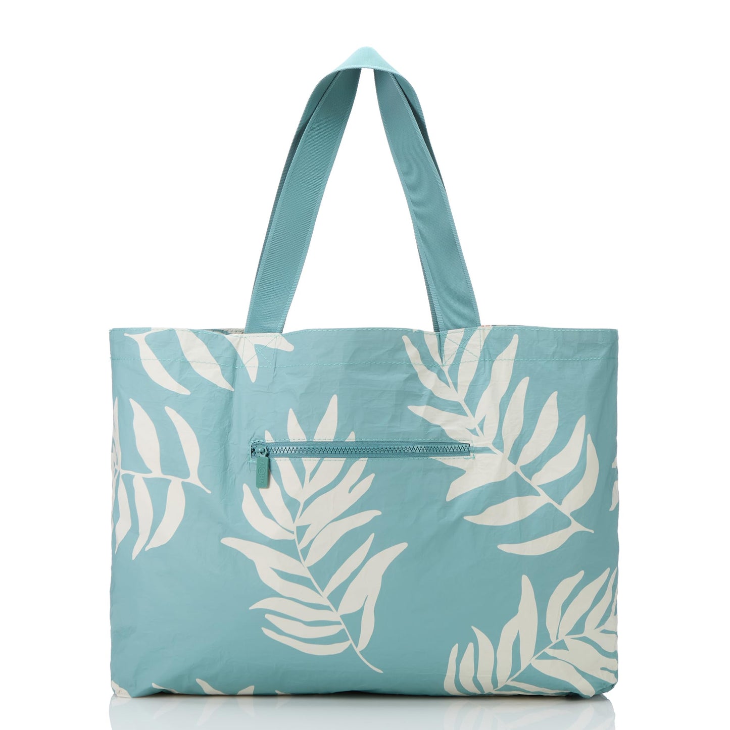 ALOHA Collection Holo Holo Tote Bag - Splash-Proof Bag - Reversible Tote for Beach & Travel - Easy to Clean (23" x 13.5") (Pink Salt/Tide)