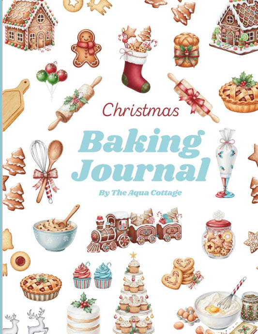 The Aqua Cottage Christmas Baking Recipe Journal
