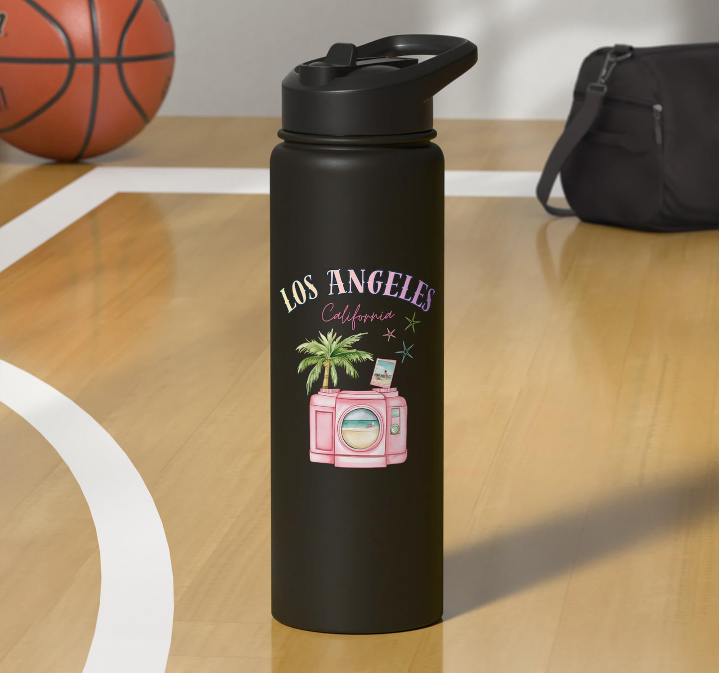 Los Angeles California Stainless Steel Insulated Water Bottle