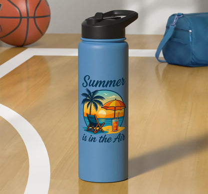 Summer Is In The Air Stainless Steel Insulated Water Bottle