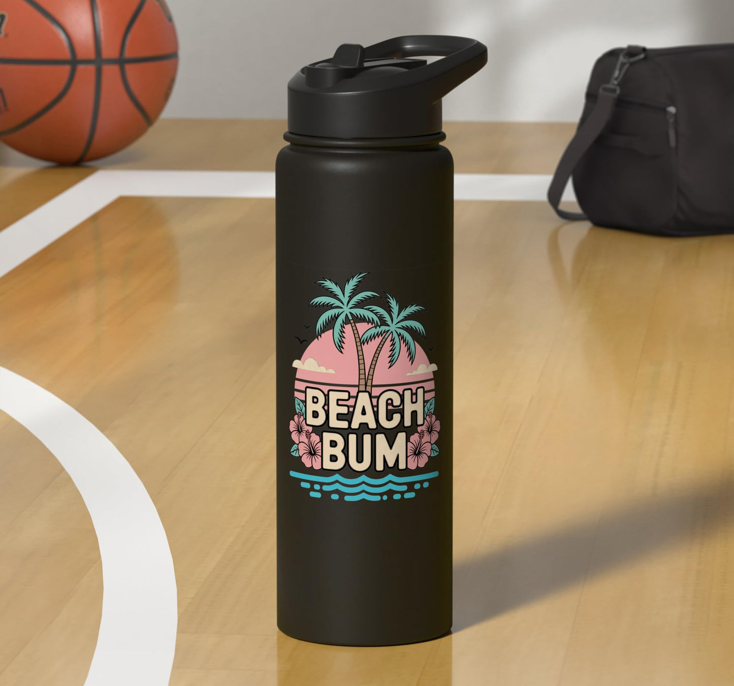 Beach Bum Stainless Steel Insulated Water Bottle