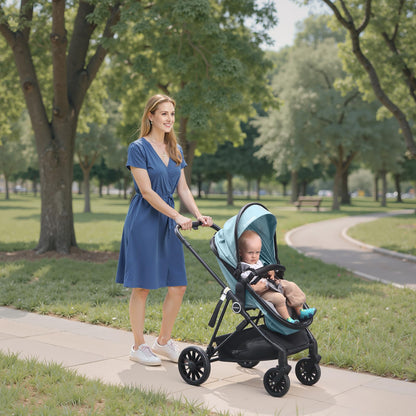 Cochildor Lite 2.0 Baby Stroller with Newborn Mode, 2-in-1 Foldable Infant Stroller with Reversible Seat and UPF 50+ Canopy