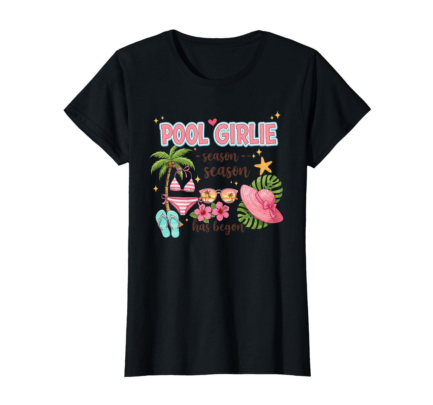 Pool Girlie Summer T-Shirt