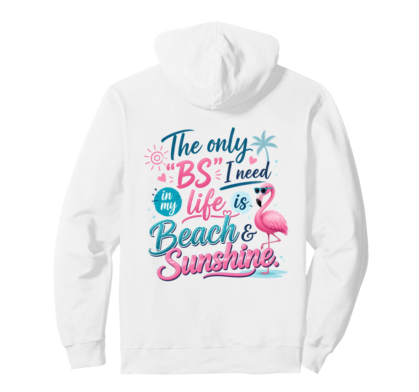 Beach and Sunshine Pullover Hoodie