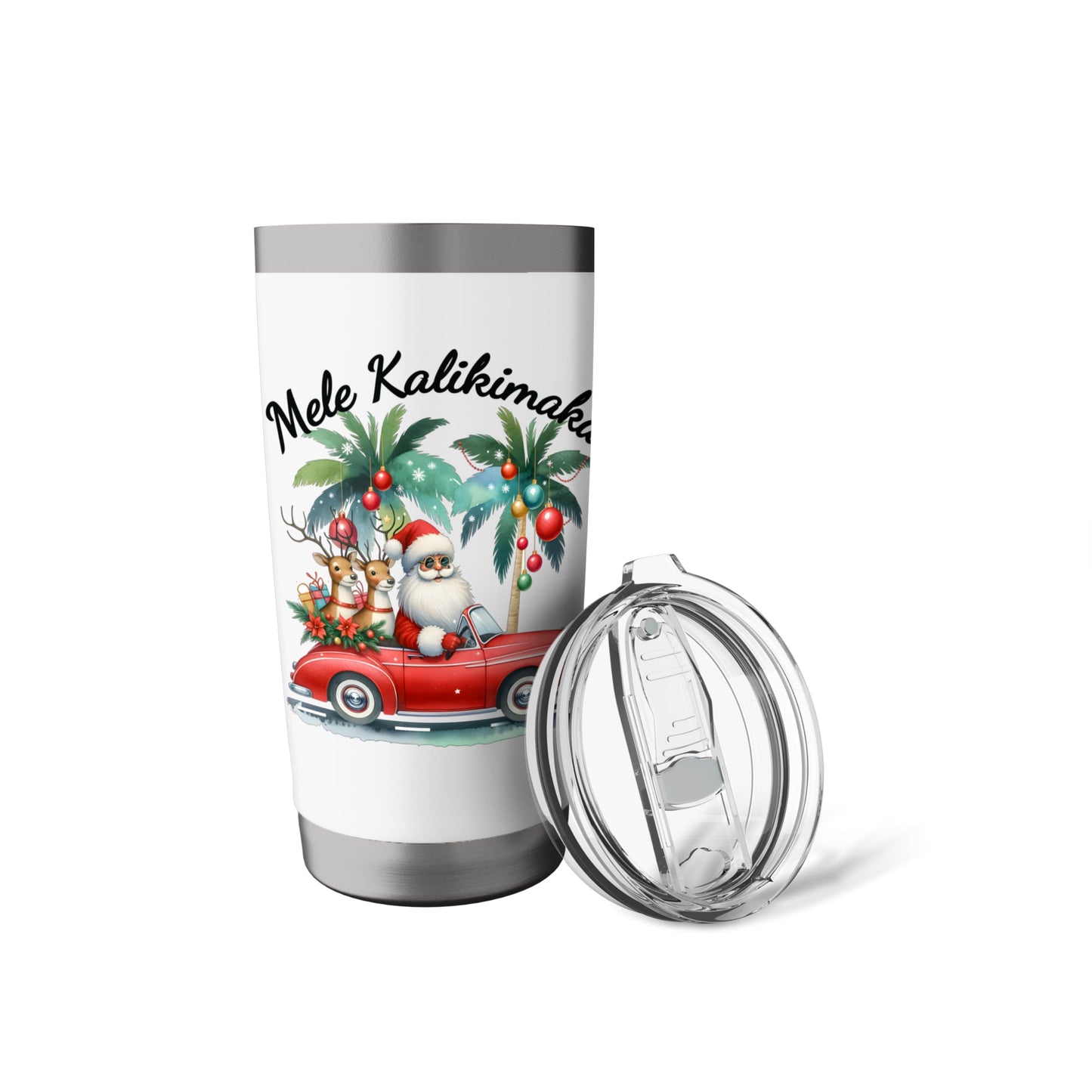 Mele Kalikimaka Stainless Steel Insulated Tumbler