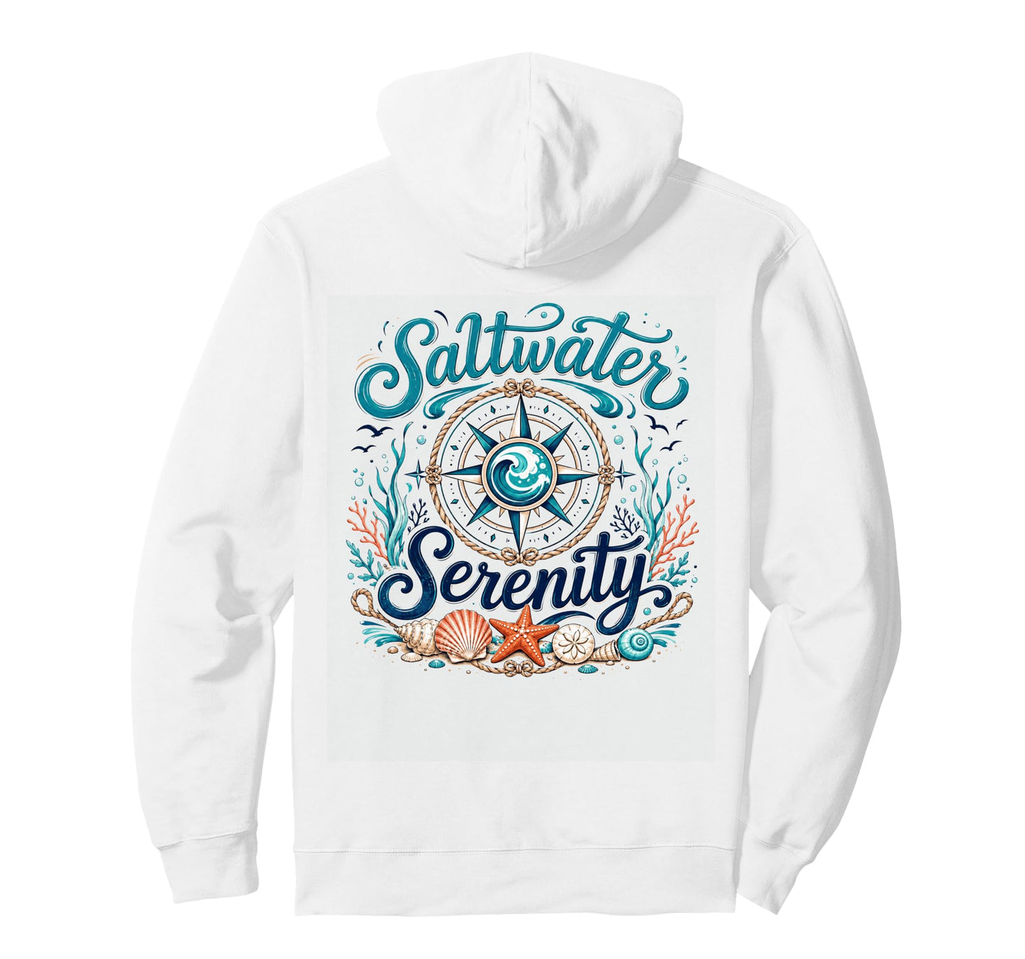 Saltwater and Serenity Pullover Hoodie