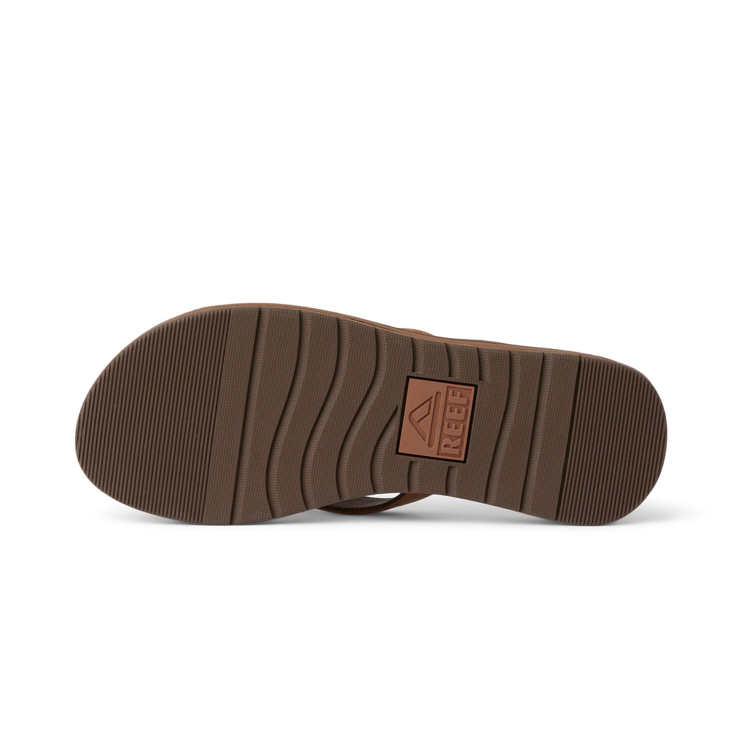 REEF Womens Ojai Classic Slim Sandal, Premium Leather, Soft Cushion Footbed, Durable Outsole, Dark Brown, 8