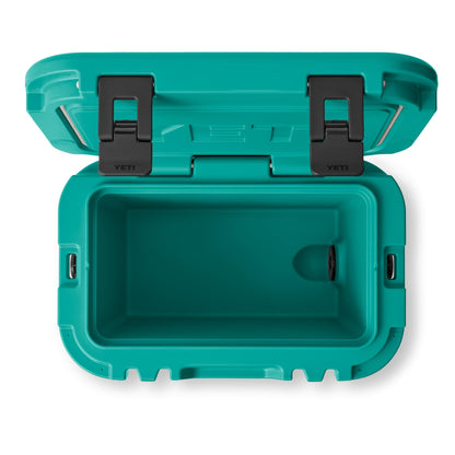 YETI Roadie 15 Hard Cooler with DoubleDuty Shoulder Strap, Aquifer Blue
