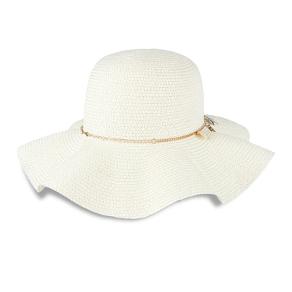 Shell Charm Floppy Hat