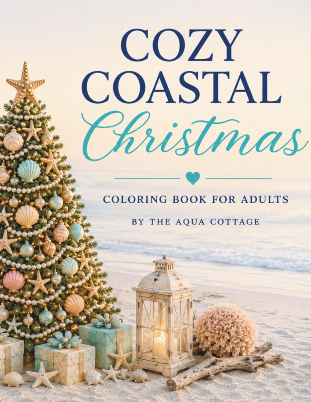 Cozy Coastal Christmas Coloring Book