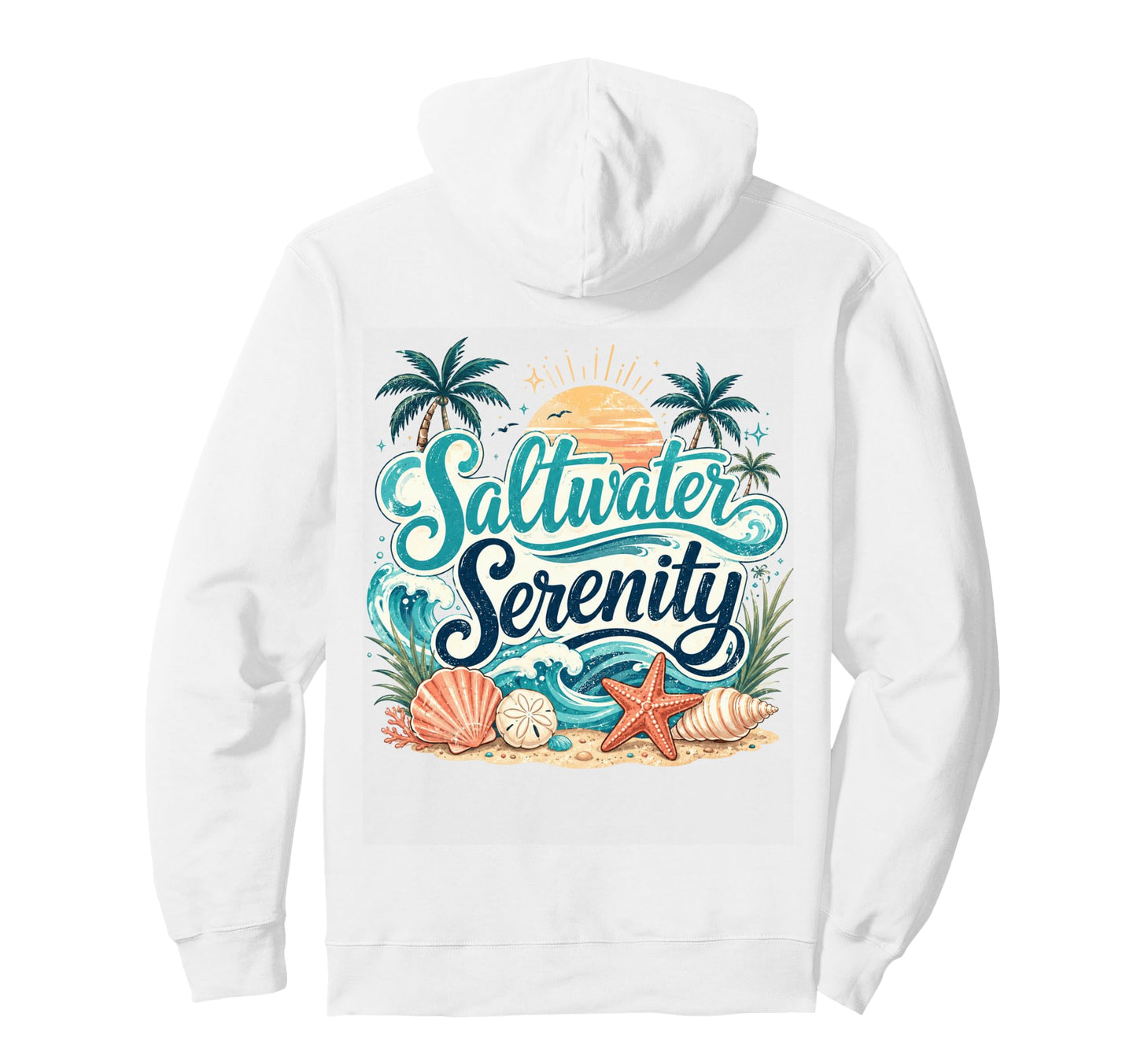 Saltwater and Serenity Pullover Hoodie