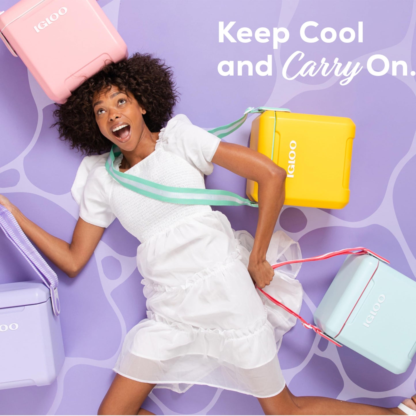 Igloo Mist 11 Qt Tag Along Too Strapped Picnic Style Cooler