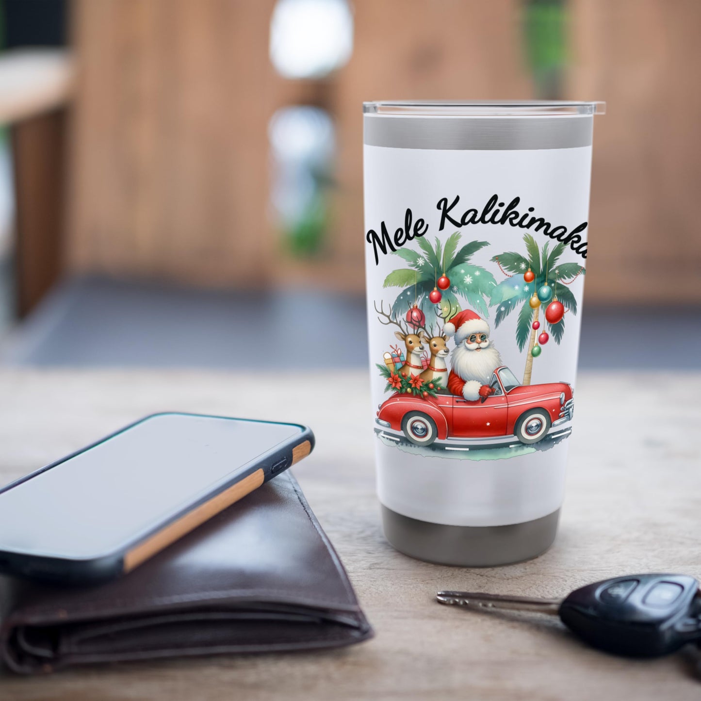 Mele Kalikimaka Stainless Steel Insulated Tumbler