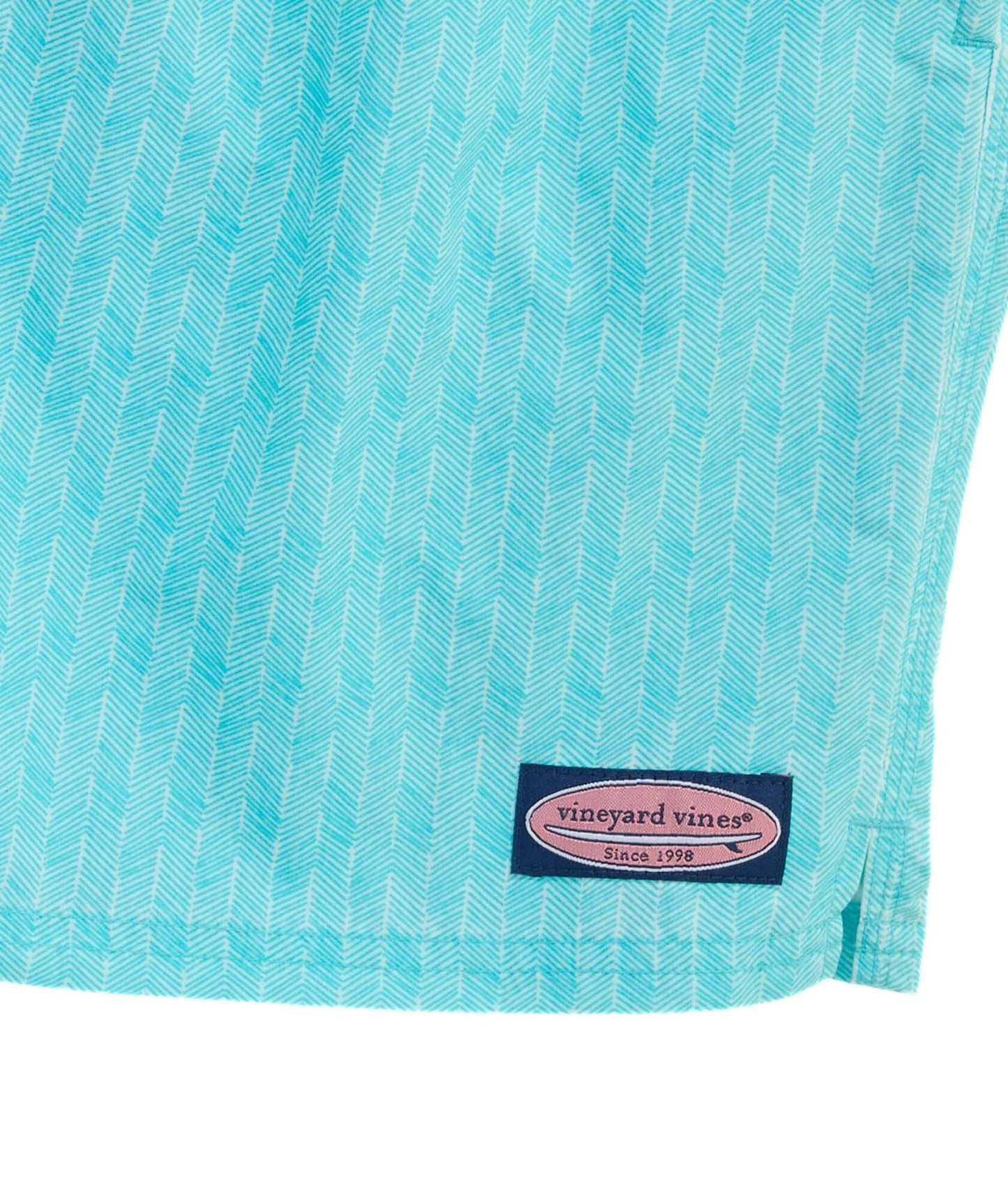 Vineyard Vines 6 Inch Solid Island Swim Trunks, Turqs, L