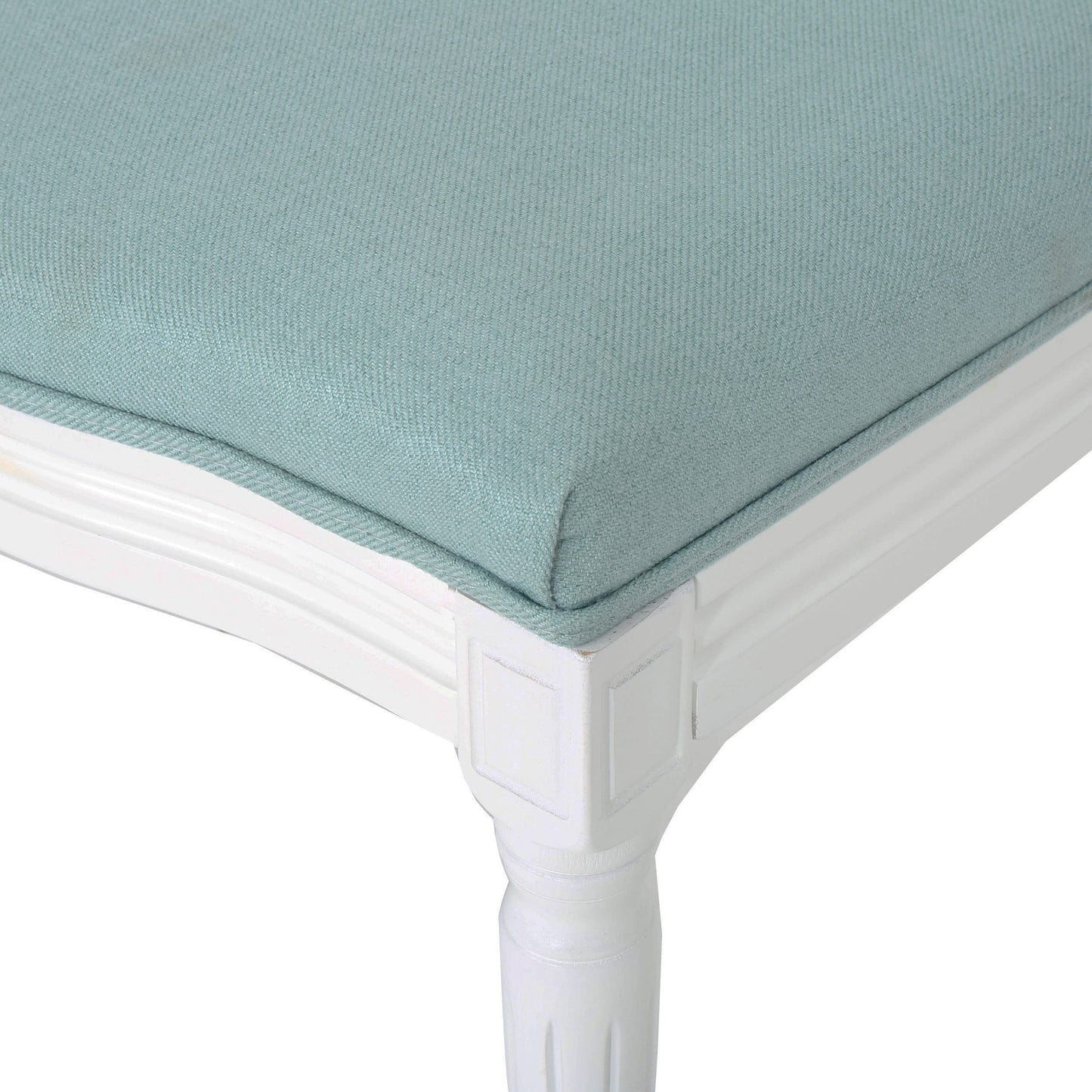 Christopher Knight Home Phinnaeus Fabric Dining Chairs, 2-Pcs Set, Light Blue