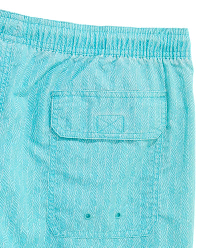 Vineyard Vines 6 Inch Solid Island Swim Trunks, Turqs, L