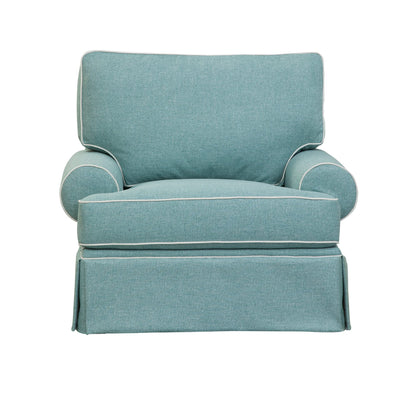 American Furniture Classics 8-030-S275A Coastal Aqua Series Arm Chair