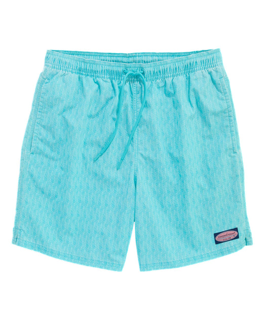 Vineyard Vines 6 Inch Solid Island Swim Trunks, Turqs, L