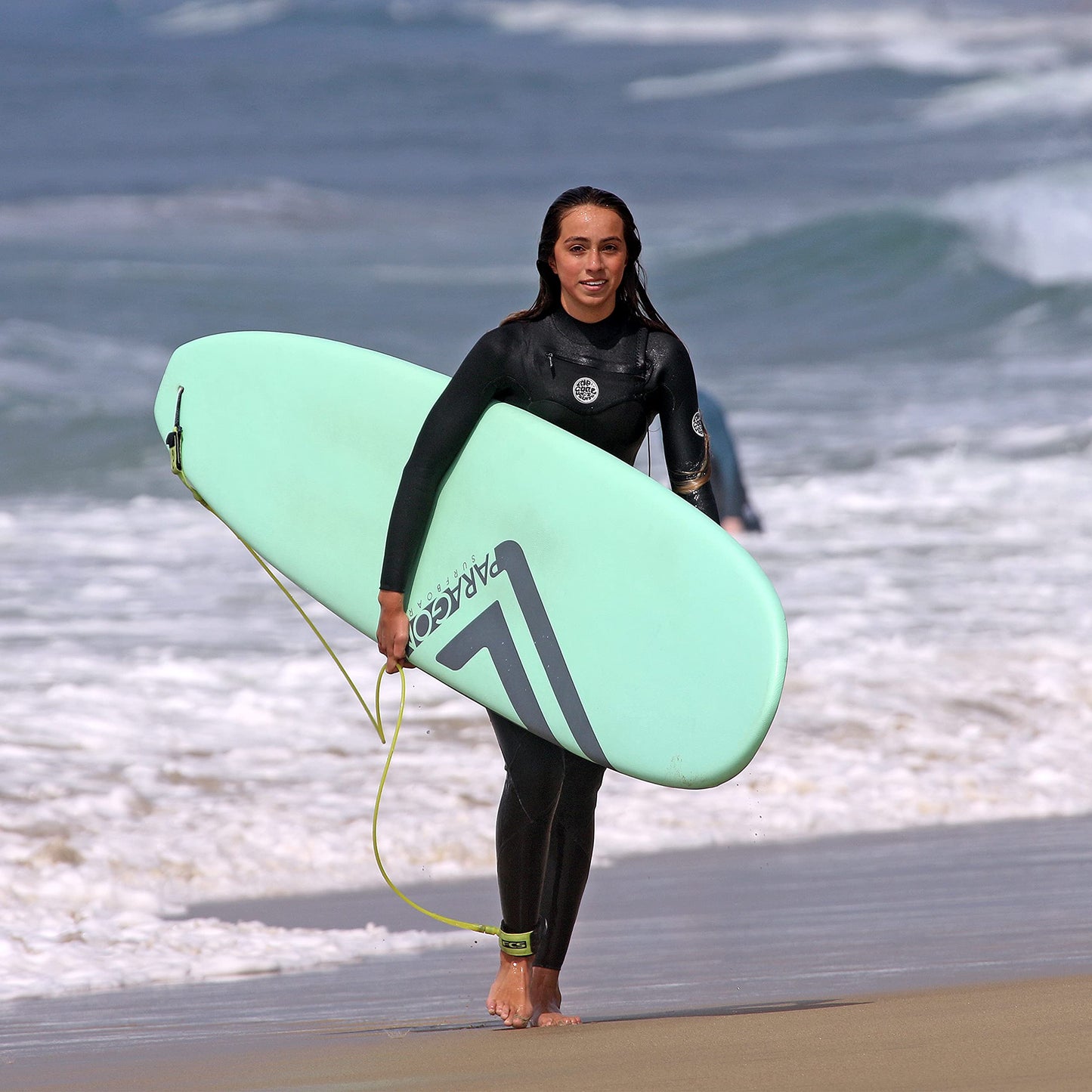 Paragon Surfboards 8'0" Soft Top Foam Surfboard - Stable & Easy for Beginners, Ideal for All Ages, Includes Fin, Longboard Surfboard, Beginner Surfboards, Tablas De Surf