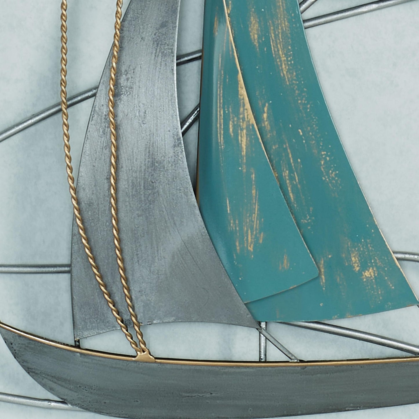 Touch of Class Afternoon Regatta Sailboat Vertical Metal Wall Art